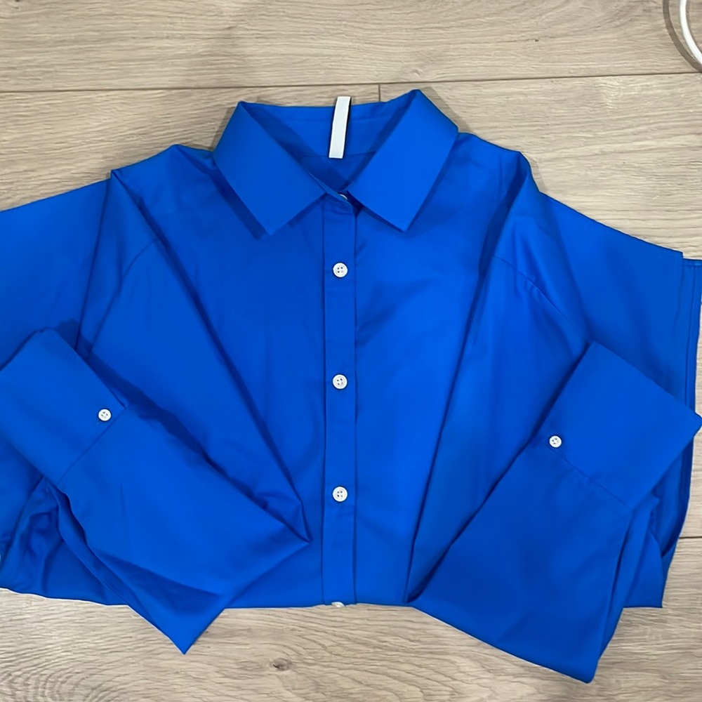 Blue oversized bottom-down from H&M. Brand New.